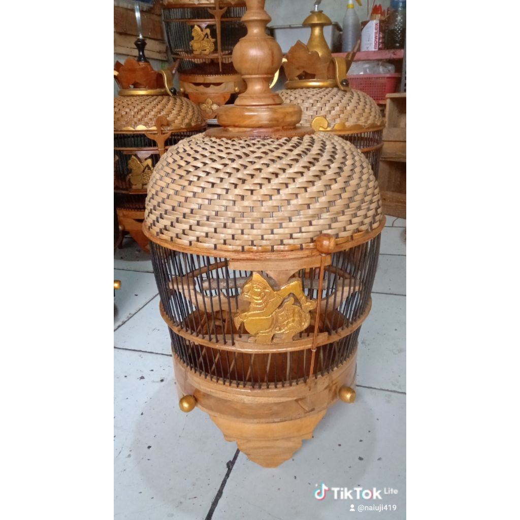 kandang, sangkar perkutut minion bhn jati