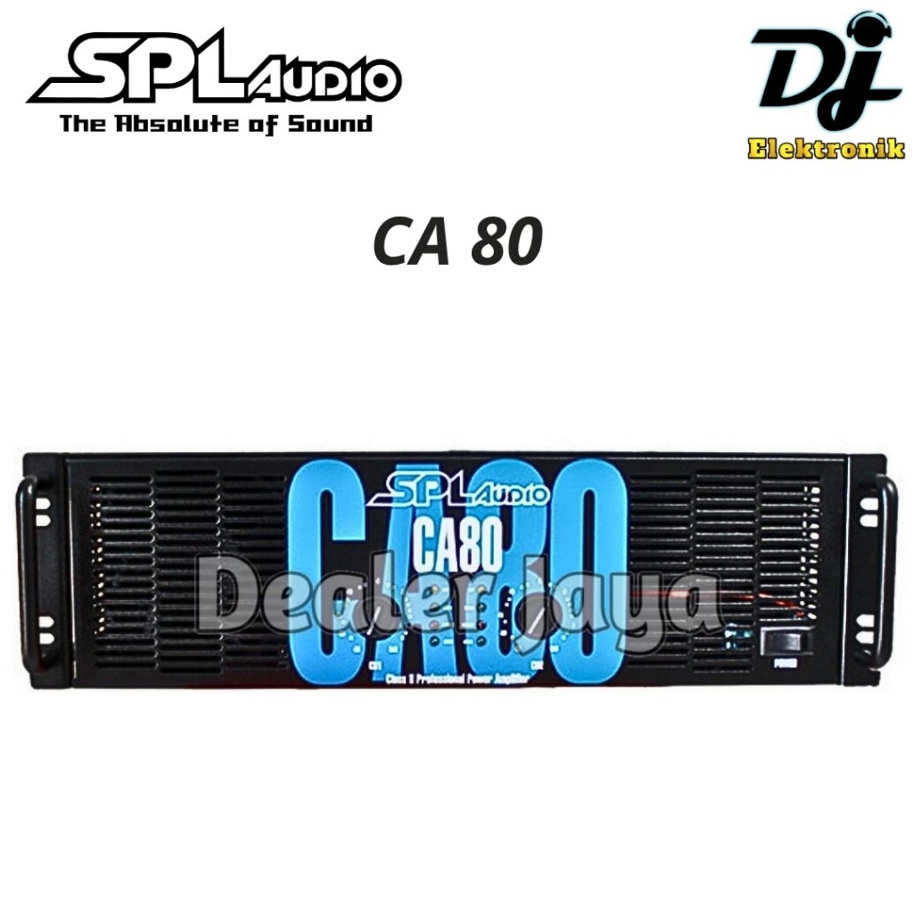 Power Amplifier SPL Audio CA 80 / CA80 - 2 channel