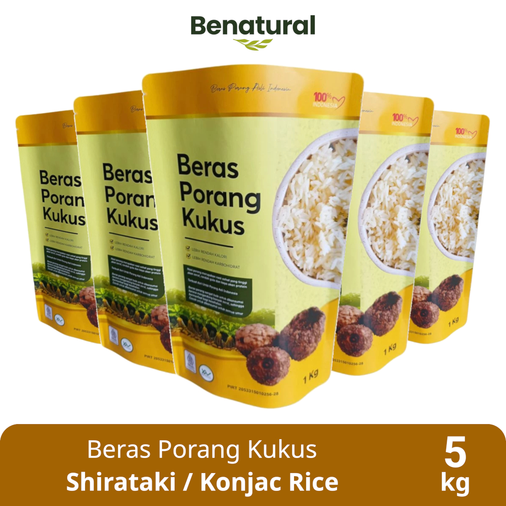 Beras Porang Kukus 5kg - Shirataki / Konjac Rice