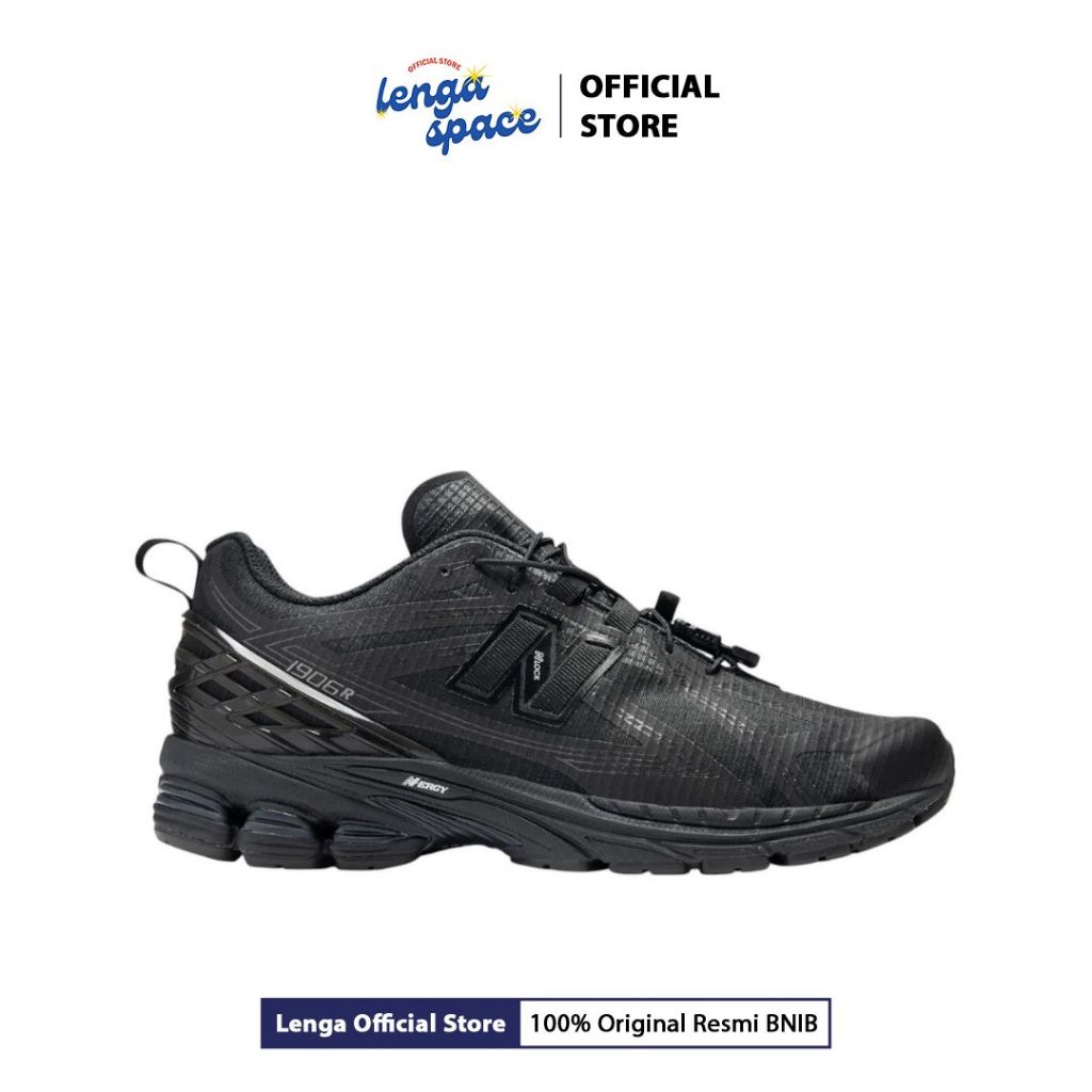 Sepatu Sneakers Pria 1906R - Black (U1906RNB) Original