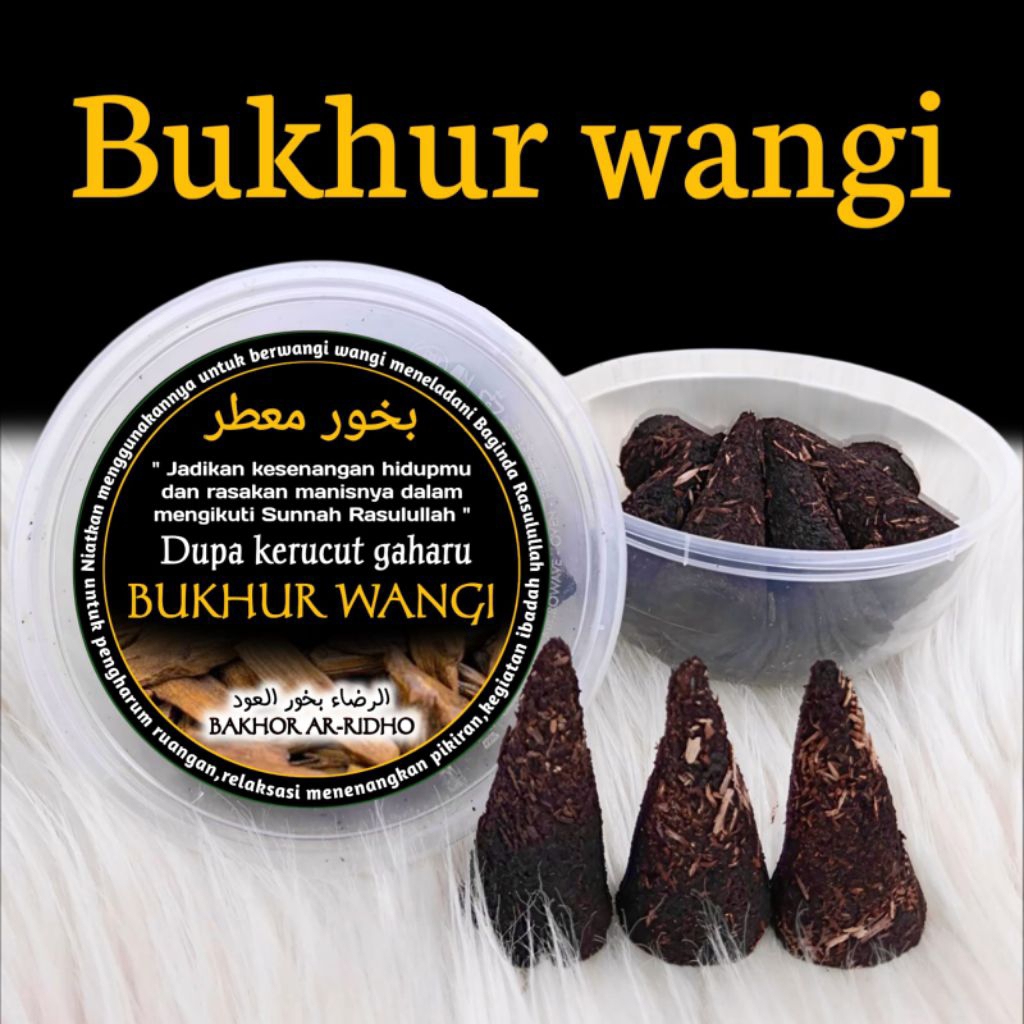 Dupa Kerucut Gaharu Bukhur Wangi