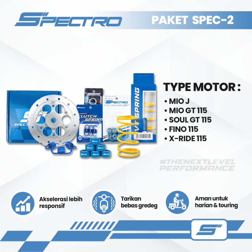 Spectro Paket CVT Spec 2 Mio J Mio GT Soul GT Xride Fino 115 Roller Sentri Racing
