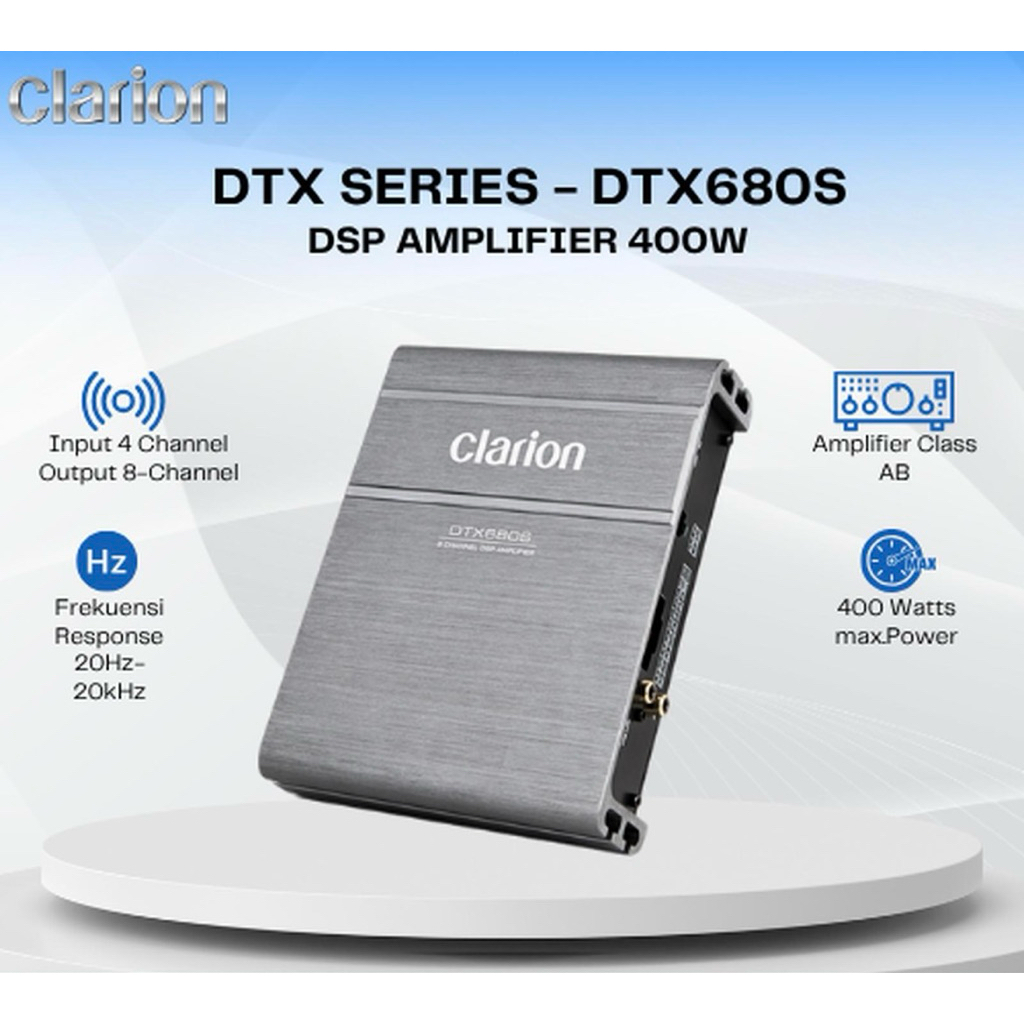CLARION DTX680S - DSP Amplifier 8ch Audio Player