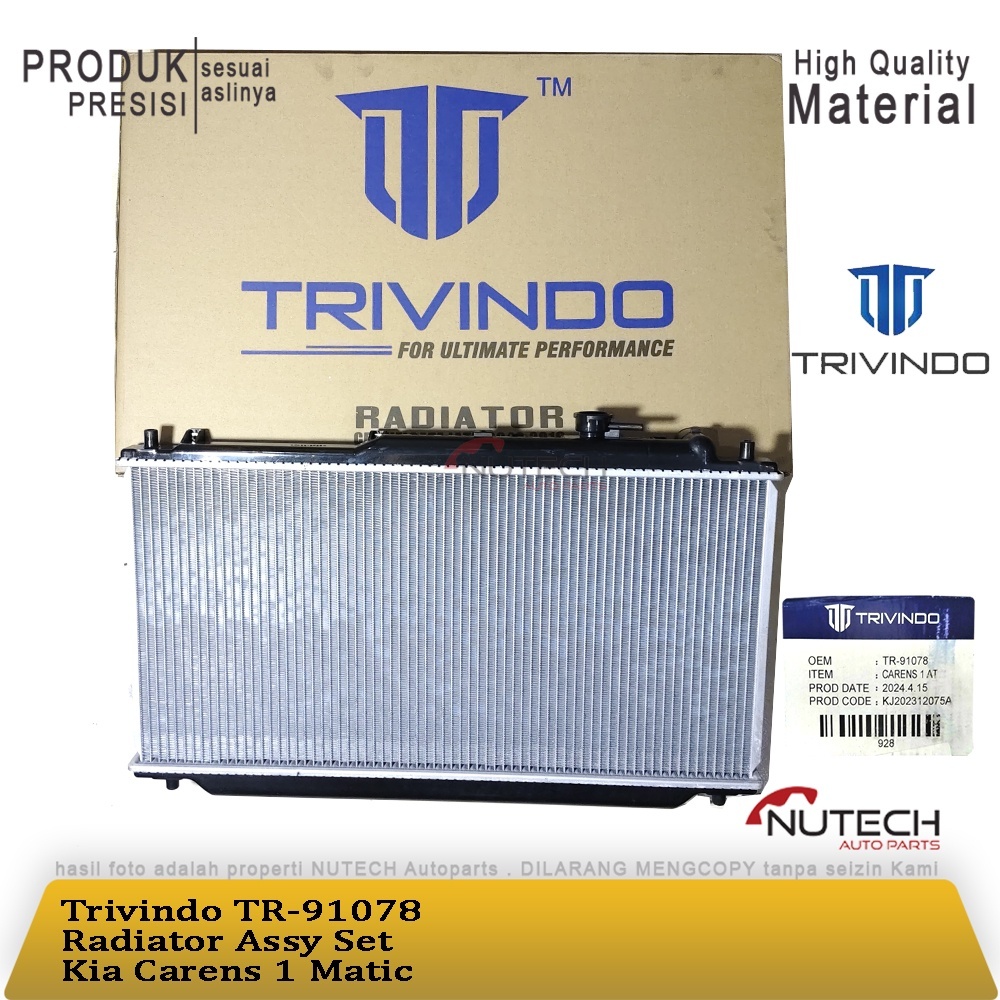 RADIATOR ASSY KIA CARENS 1 MATIC