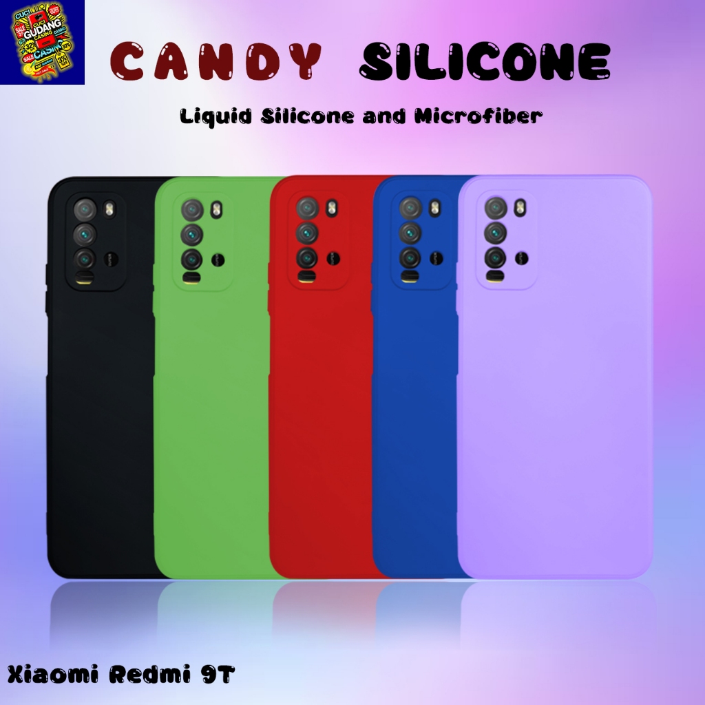 [ CUCI GUDANG ] Case Hp Xiaomi Poco 9T Candy Case Softcase MICROFIBER Casing