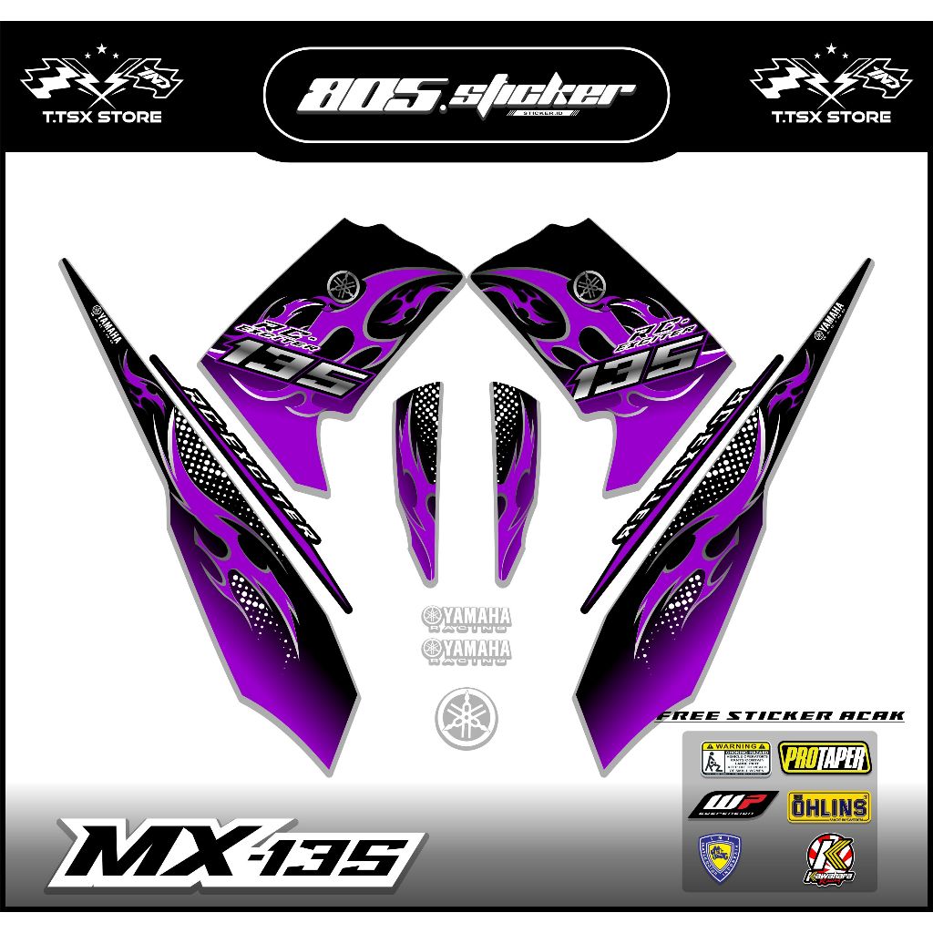 STRIPING STIKER JUPITER MX 135 OLD/LAMA STIKER MX 135/STRIPING MX LAMA 135 KEREN