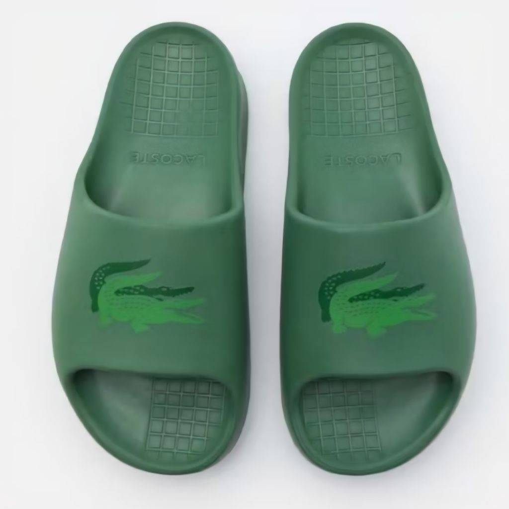 Lacoste Mens Serve Slide 2.0 Evo Synthetic Colour Block Slides Original (PRELOVED Good Condition) Si