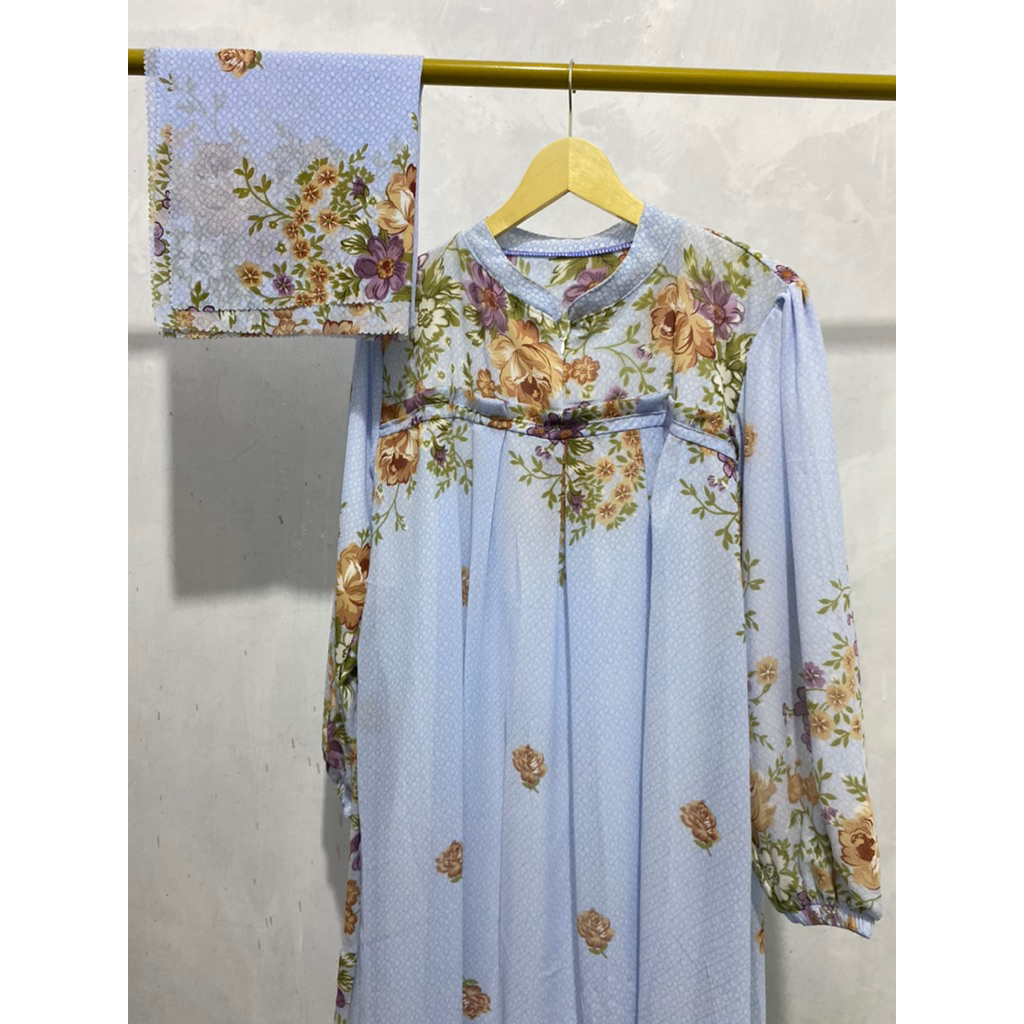 Gamis Motif Bunga Bunga/Dress Bunga Bunga/Dress Muslim