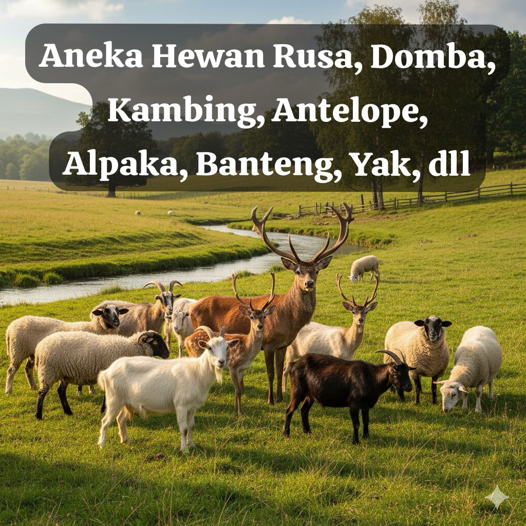 Hewan Buas alam liar Rusa - Antelope wildebeest - kambing gunung domba - rusa africa koleksi hewan j