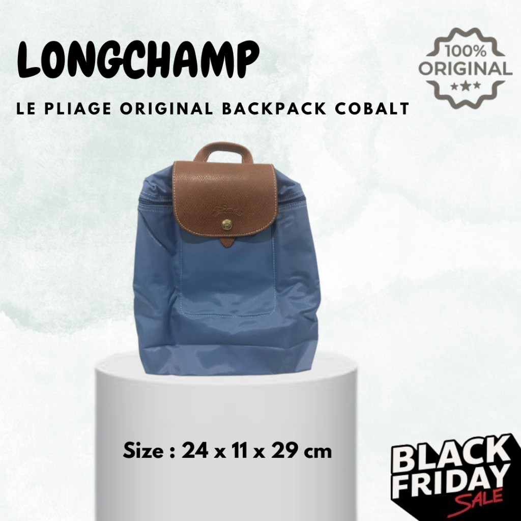 LongChamp Le Pliage Original Backpack Cobalt - Blue