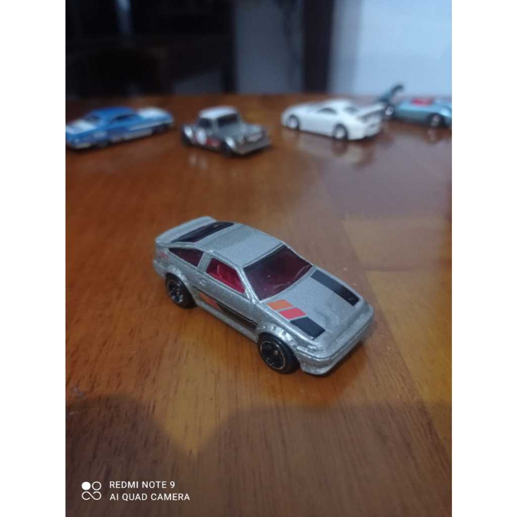 Hotwheels jdm japan toyota Corolla ae 86 silver loose