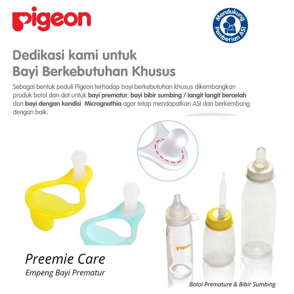 Pigeon Nursing Bottle For Premature Baby / Botol Susu Kaca Pigeon untuk Bayi Prematur Glass Bottle /