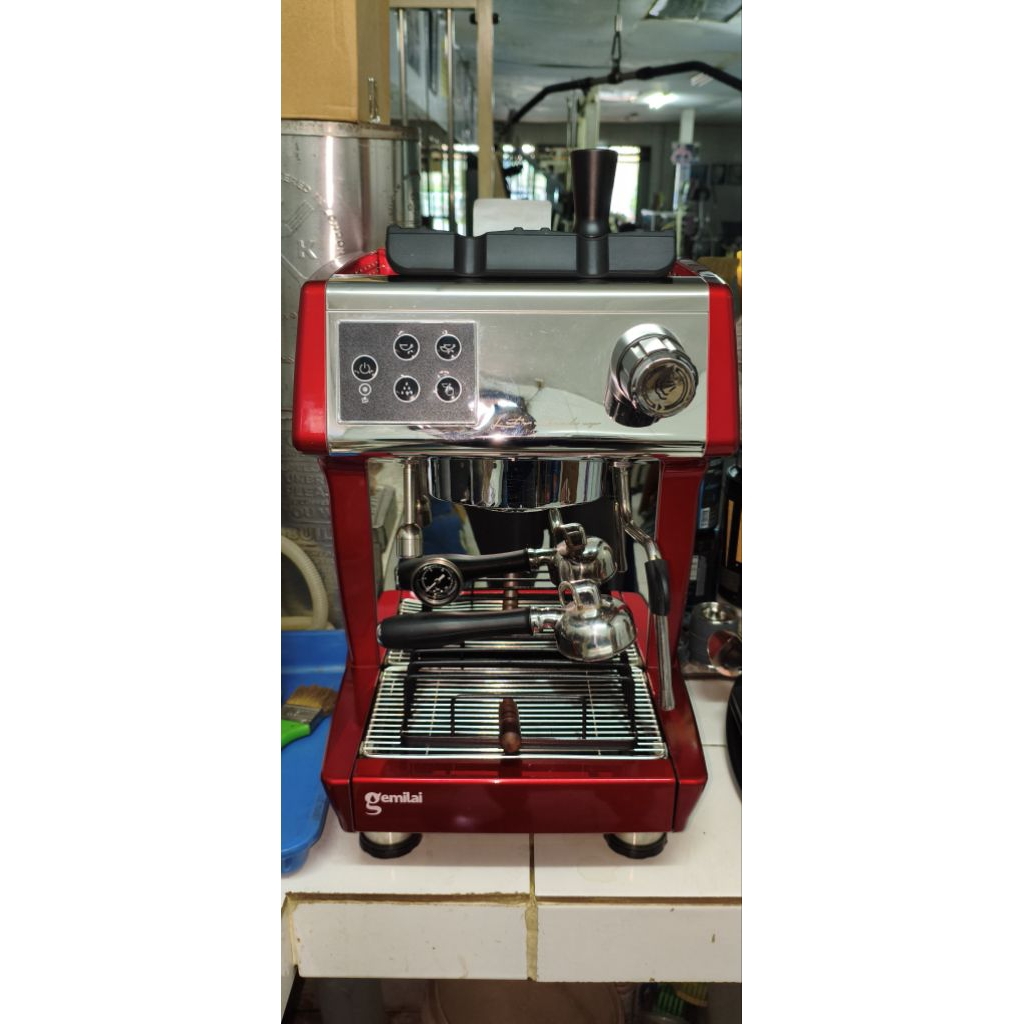 Mesin Alat Kopi Espresso Coffee Machine Gemilai CRM 3200C 3200 C Siap Pakai Bukan Ferratti Ferro Lat