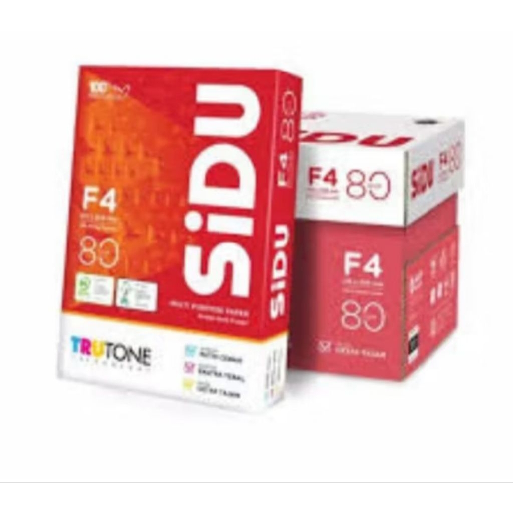 Kertas HVS F4 SIDU 1 Ikat = 5 RIM Kertas