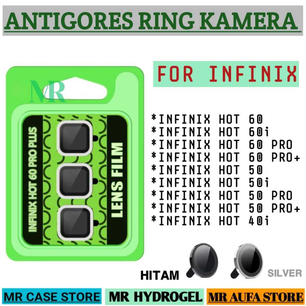 Antigores RING Kamera FOR INFINIX NOTE EDGE / HOT 60 / HOT 60I / HOT 60 PRO / HOT 60 PRO+ / HOT 50 /