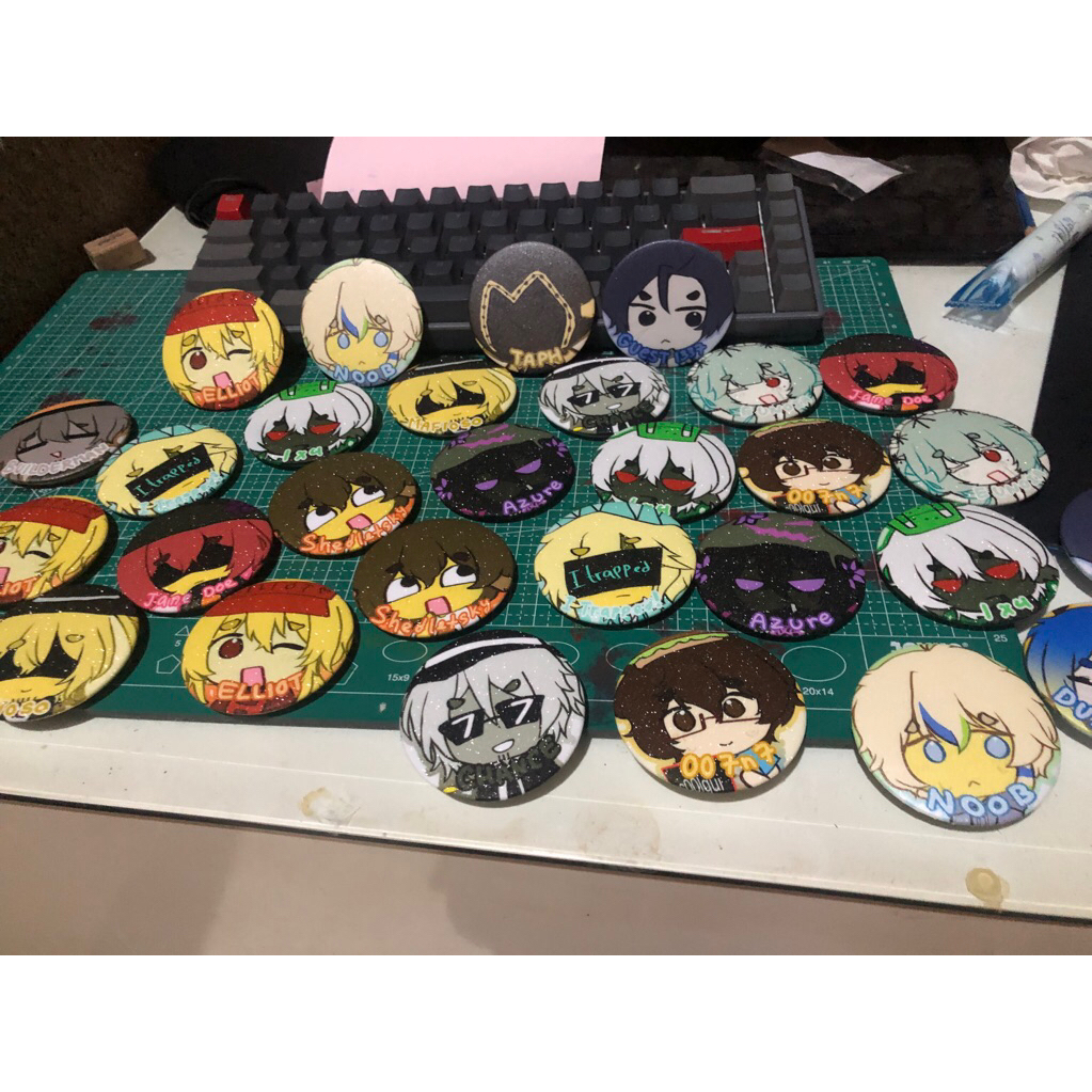 [READY STOCK][BRIGHTEYE NASHATRA]Forsaken & Dream Game/Frozen Soul Roblox pin / can badge