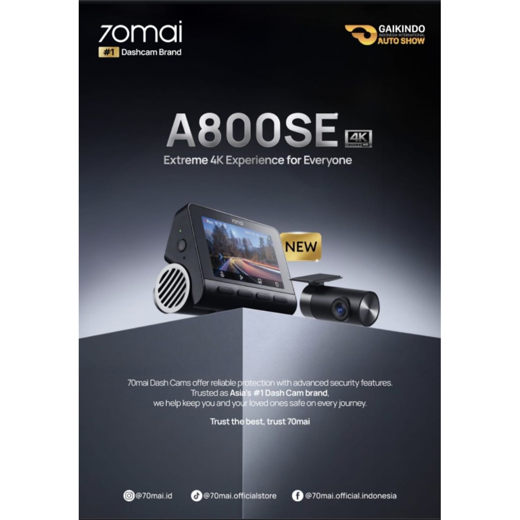 Dash Cam 70mai A800SE