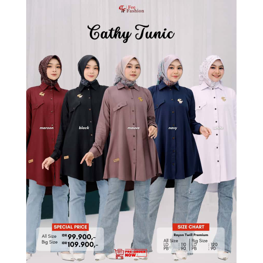 Fee Fashion - Tunik / Tunik Rayon / Cathy Tunic Fee Fashion