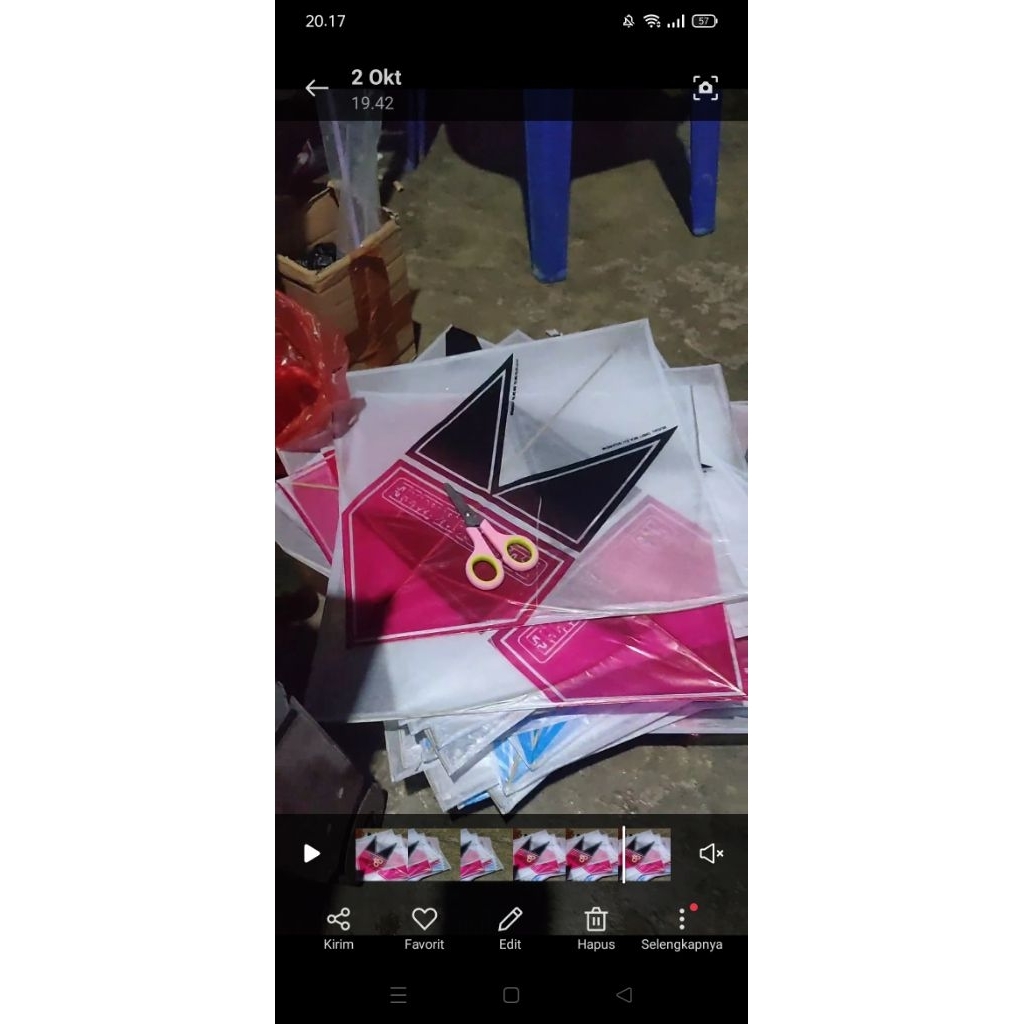 layangan sukhoi standart