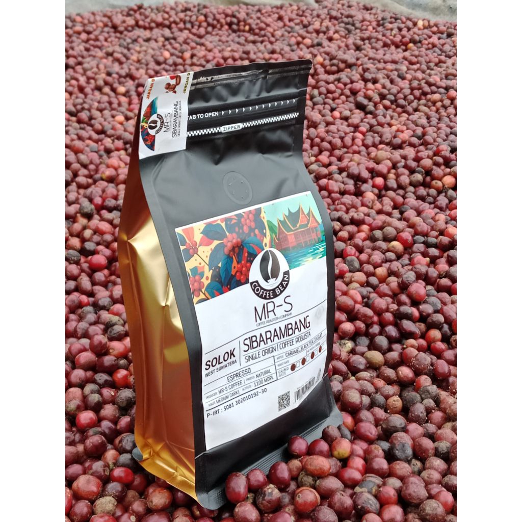 kopi bubuk premium fine robusta Sibarambang | 250gr | Solok