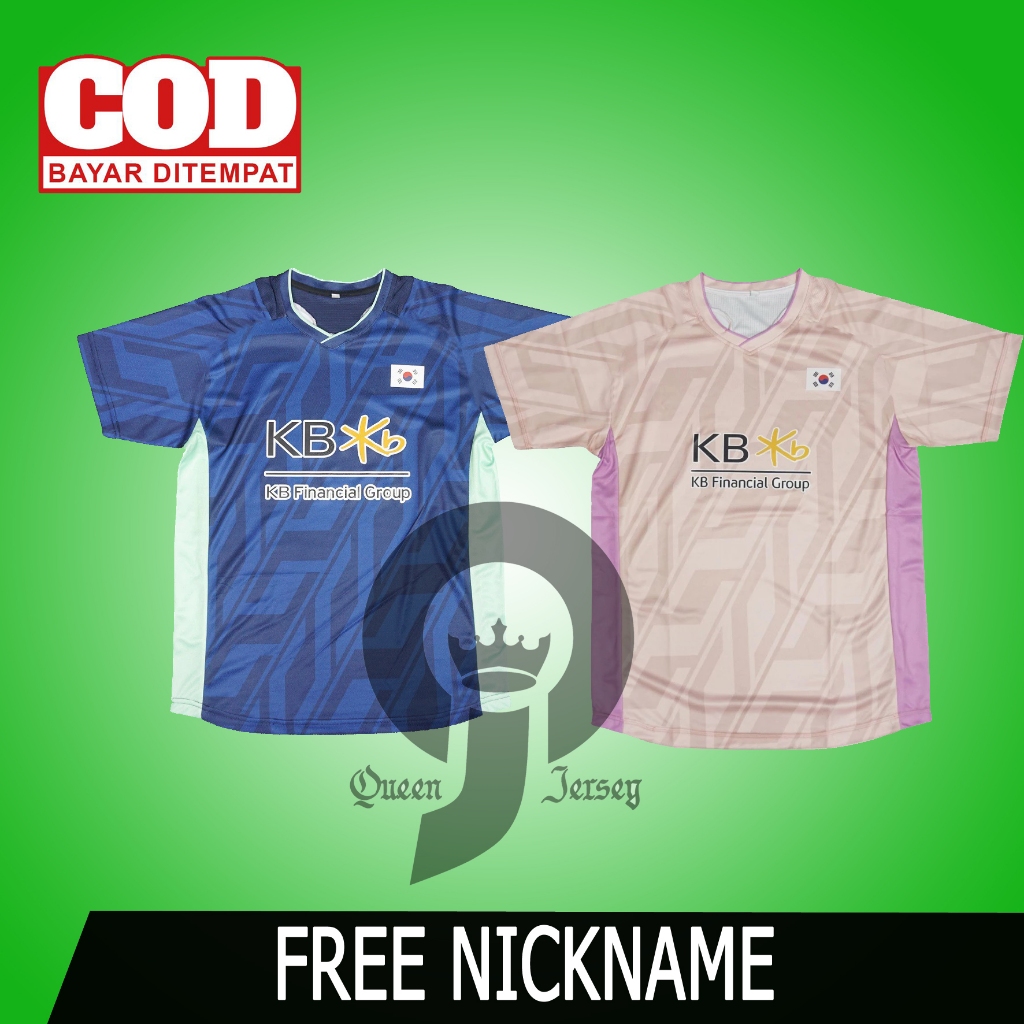 Jersey Badminton Korea 2025 GRATIS NAMA