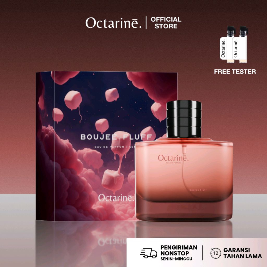 Parfum Octarine Boujee Fluff Aroma Marshmallow Strawberry Vanilla
