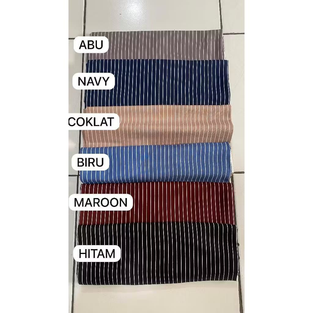 Katun Rayon Salur Rayon Salur Premium Motif Salur Premium Rayon Viscose Rayon Viscose Premium Bahan 