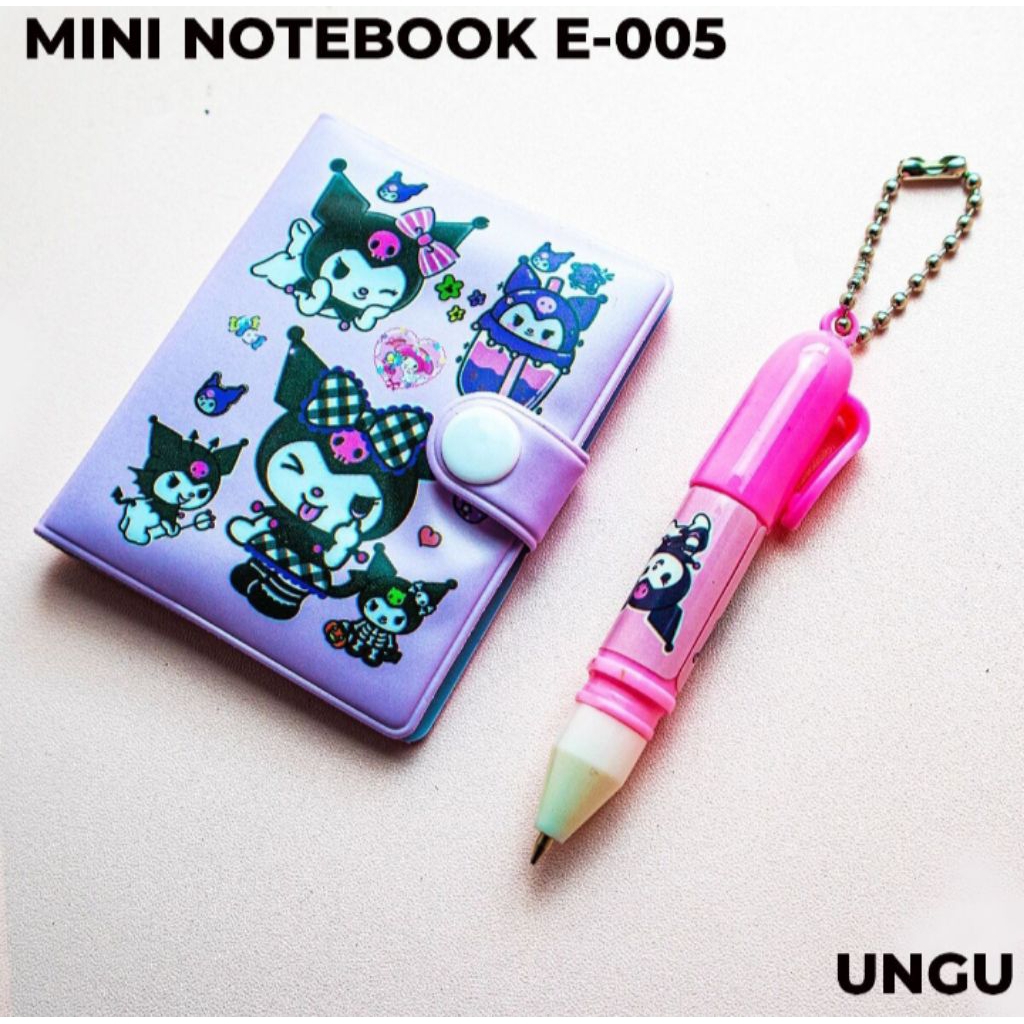 Buku Tulis Kecil Karakter Anak Murah / Mini Memo + Pena 1 Pcs (M-E005)