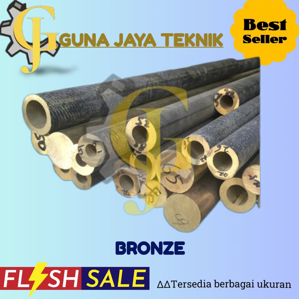 hollow bronze od 38 mm id 18 mm x 250 mm