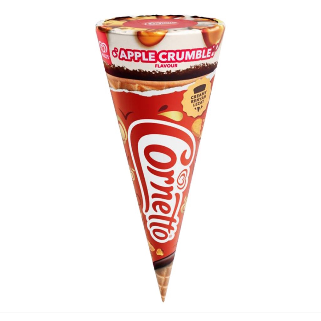 Es Krim Cornetto Apple Crumble 108 ml