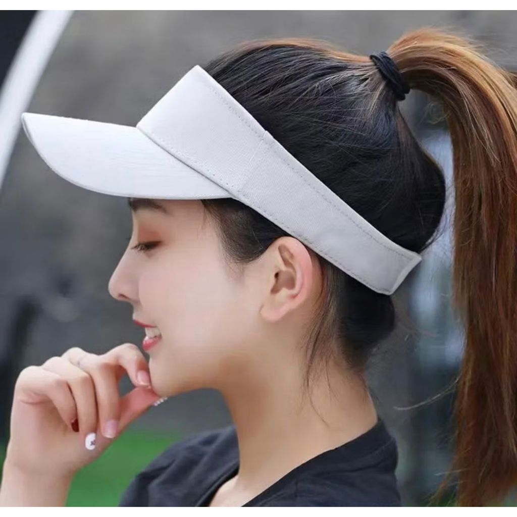 Topi Golf Dewasa | Topi Zumba Wanita | Topi Polos Merah Putih  hitam Outdoor