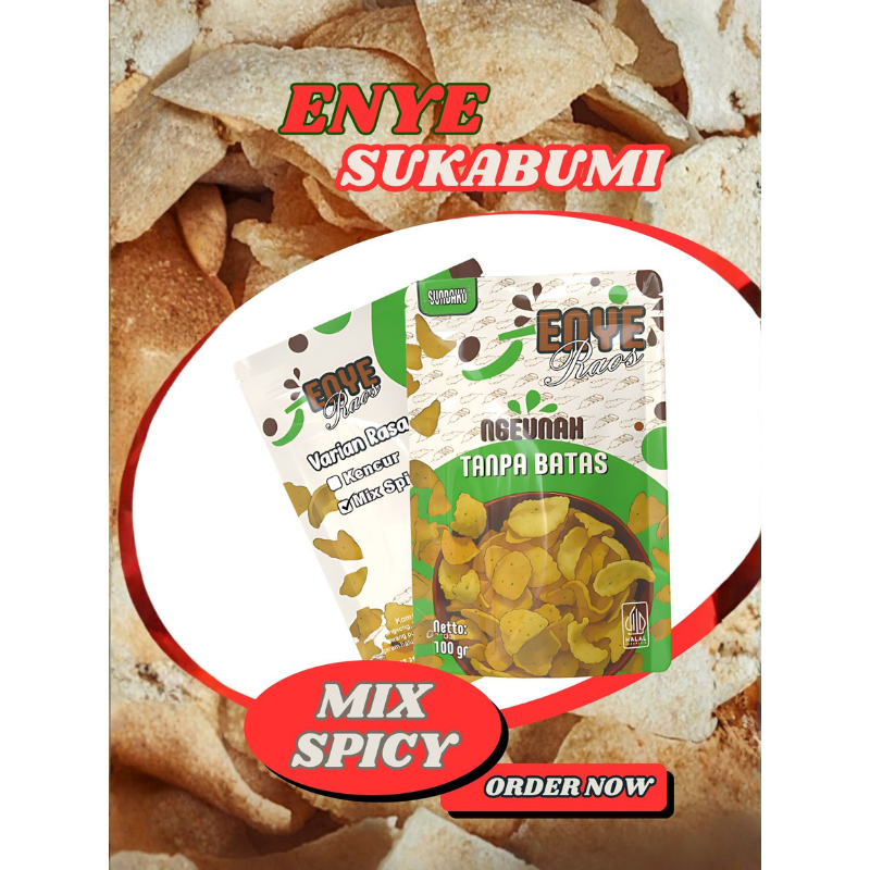 Sundaku Snack Enye Cemilan Asli Sukabumi Rasa Spicy