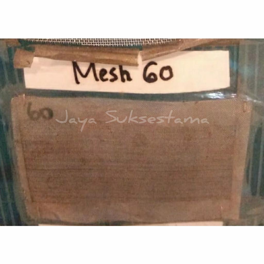 Kawat Wiremesh Mesh 60 Tebal Kawat 0,18mm Stainless SS 304 Kawat Saringan Mesh 60 SS304 Meteran