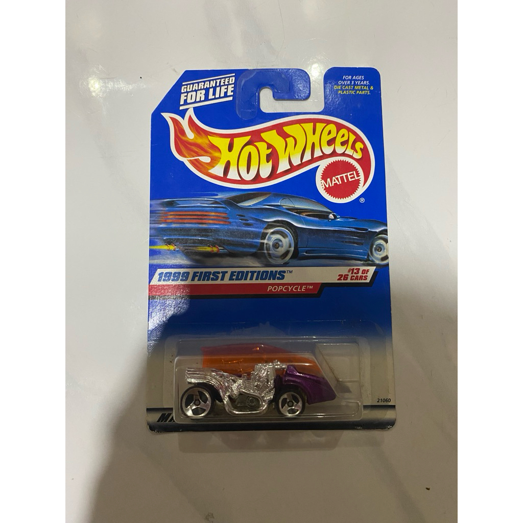hot wheels popcycle blue card