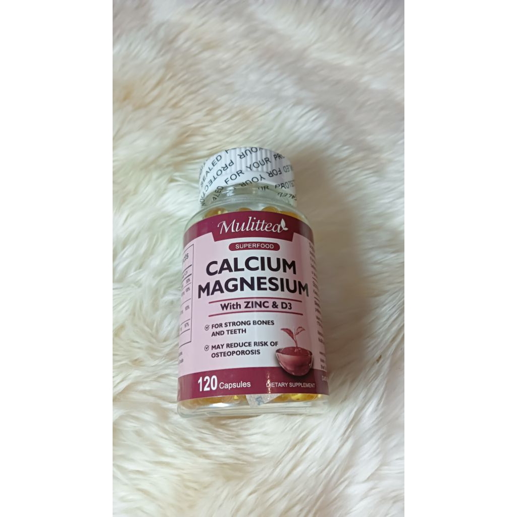Suplemen kesehatan calcium magnesium zinc D3