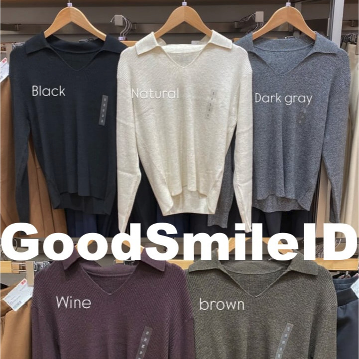 SALE Women Sweater Polo Rib Rajut Washable (Set-Koordinasi) Knit Ribbed (Coordination-Set) Rib Kardi