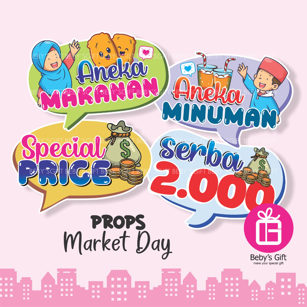 Beby's Gift Dekorasi Market Day Aksesoris