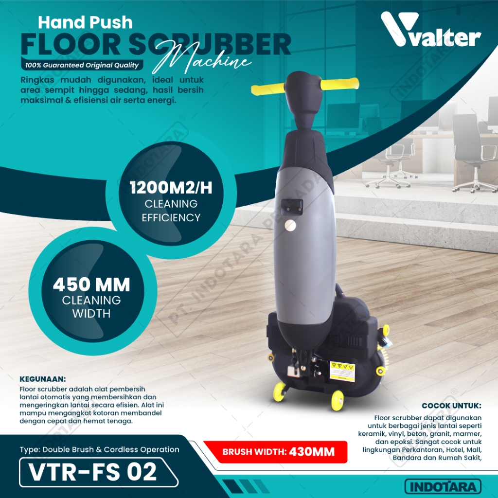valter VTR-FS 02 Floor Scrubber