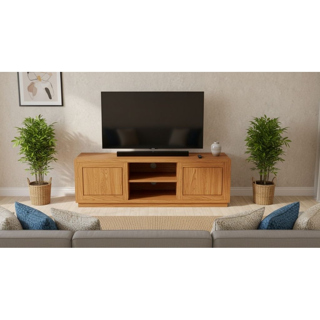 Tv Cabinet jati model minimalis modern