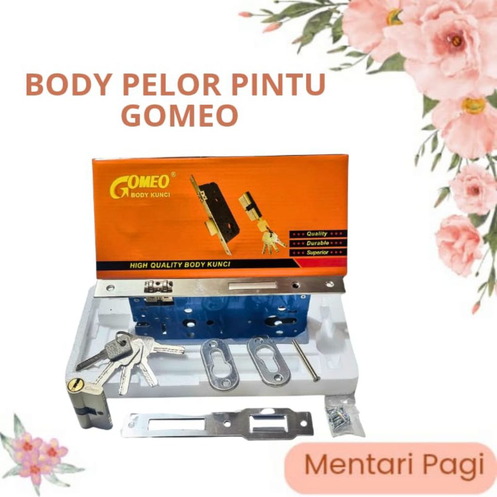 Body Pelor Pintu Kupu Tarung/Body kunci Merek Gomeo