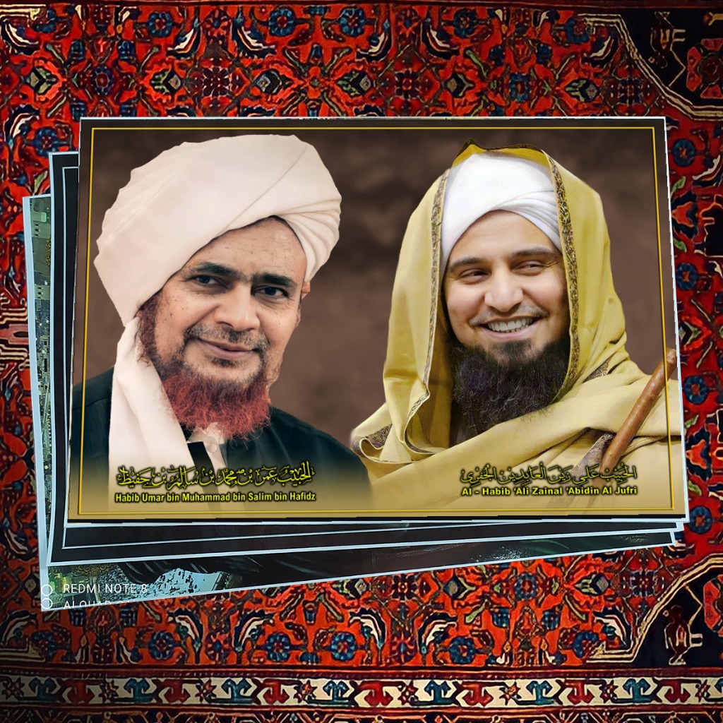 POSTER FOTO HABIB UMAR DAN HABIB ALI AL JUFRI BAHAN LUSTER UV