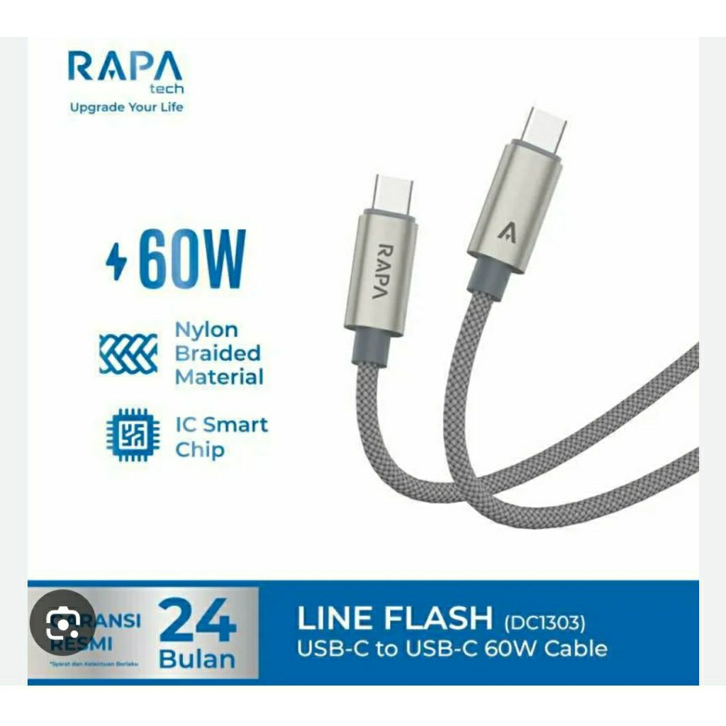 RAPA CHARGER 60W type c to c