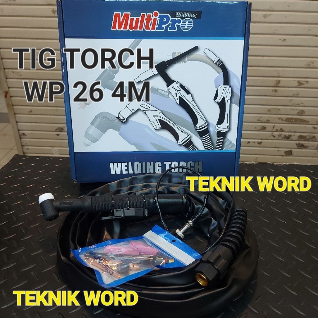 MULTIPRO STANG LAS ARGON WP26 WP 26 TIG TORCH STANG LAS ARGON WP 26 4M MULTIPRO