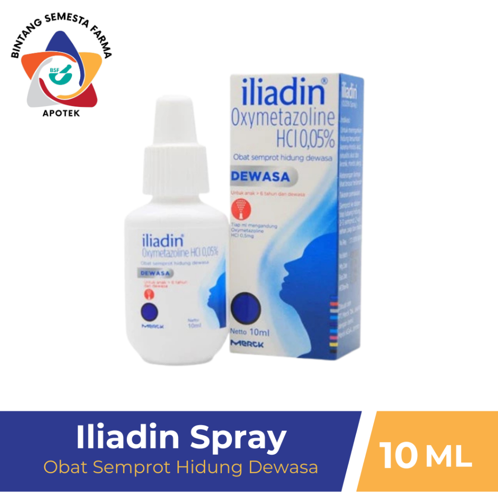 Iliadin Spray 10ml/ Obat Semprot Hidung Dewasa