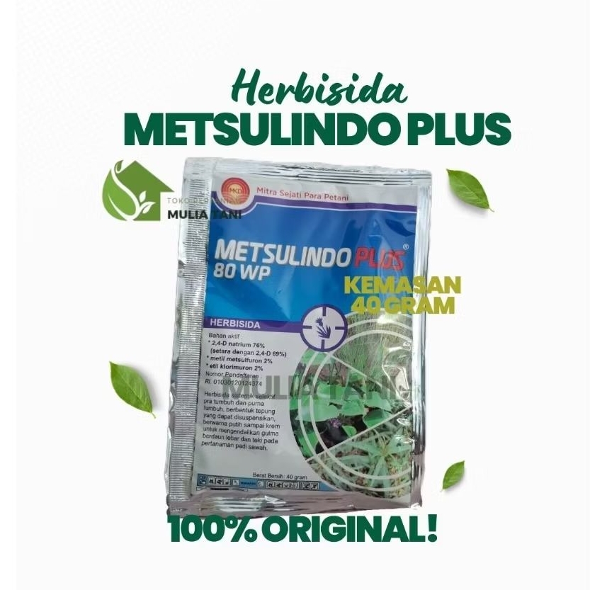 Metsulindo Plus 80WP Herbisida Sistemik Padi Sawah