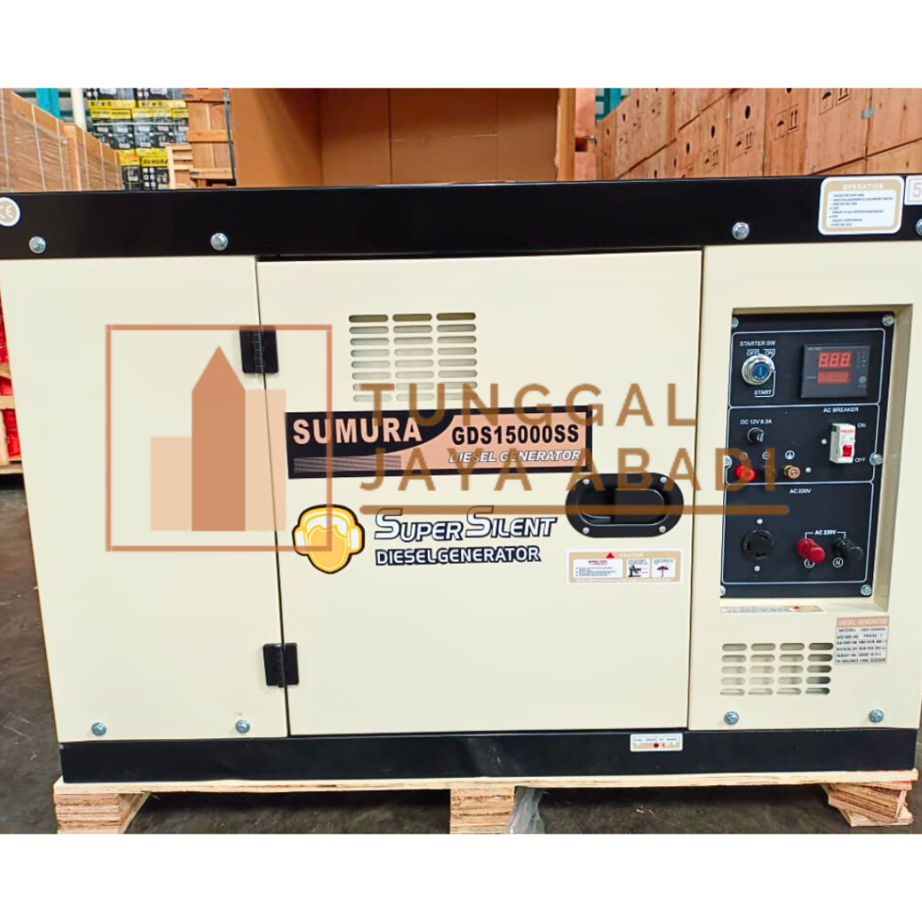 Genset Silent Solar Sumura Super Silent GDS15000SS - 10000Watt