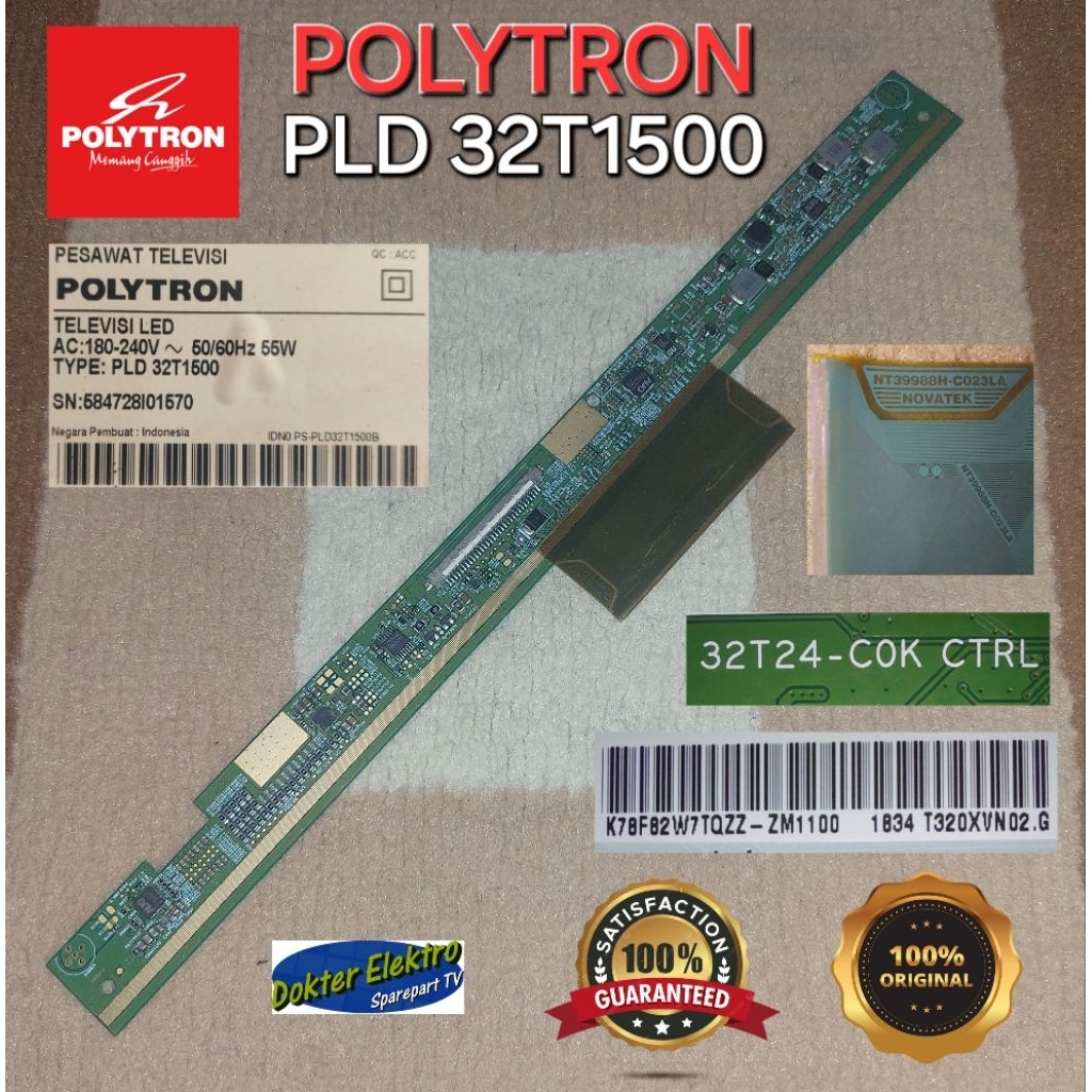 TCON AUO T320XVN02.G 32T24 COK CTRL ORIGINAL