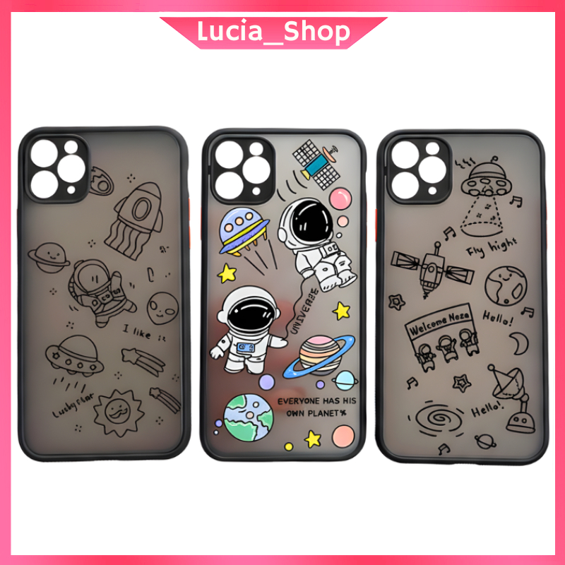 Case Realme C12 C15 C25 5 5i C3 C11 2020 C21Y C25Y Narzo 20 30A Casing Softcase Nasa Universe Silico