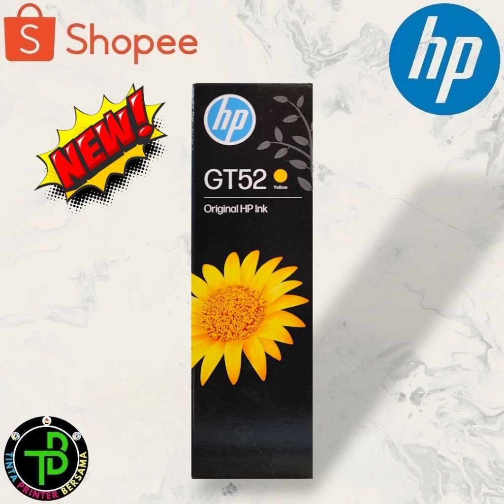 Tinta Hp GT52 / GT-52 Yellow Original
