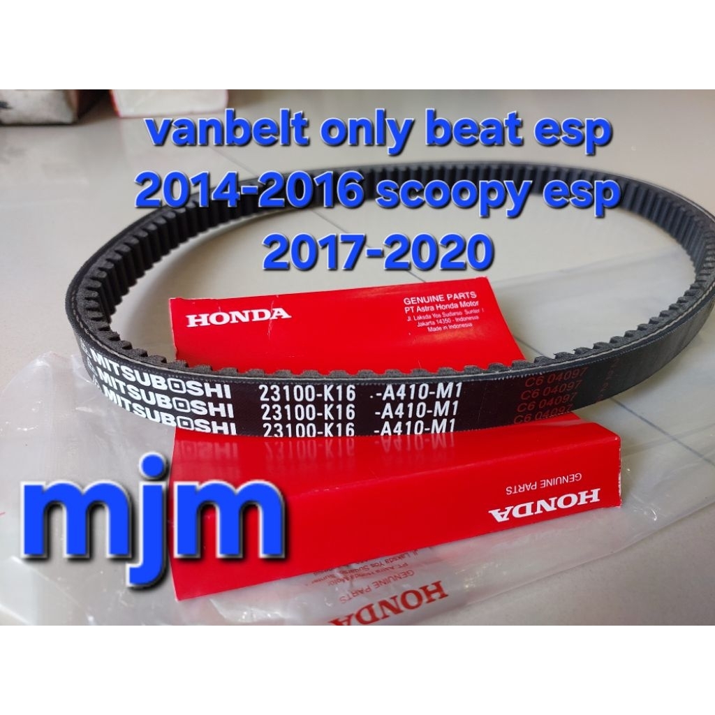 vanbelt only beat esp 2014-2016 scoopy esp 2017-2020 V-belt vanbelt only beat esp 2014-2016 scoopy e